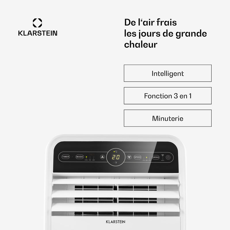 Climatiseur mobile Metrobreeze New York Smart 12k 12 000 BTU / 3,5 kW EEC A Télécommande