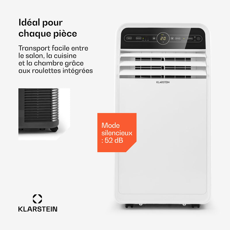 Climatiseur mobile Metrobreeze New York Smart 12k 12 000 BTU / 3,5 kW EEC A Télécommande