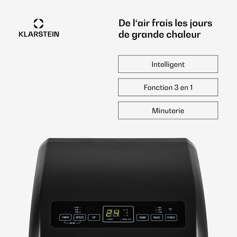 Climatiseur mobile Metrobreeze Rom Smart 10 000 BTU / 3,0 kW EEC A+ télécommande