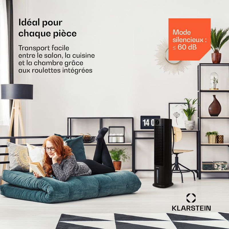 Skytower Grand Smart rafraîchisseur d'air 80W 460 m³/h 8 litres mobile