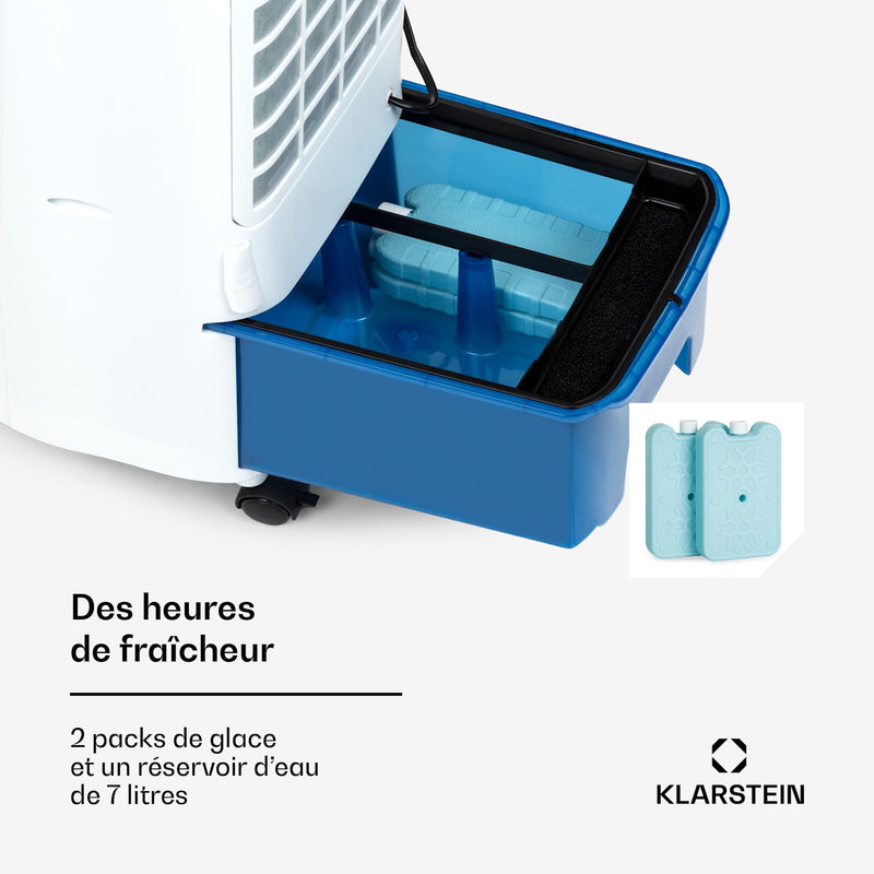 IceWind Plus Smart Smart Refroidisseur d'air 4-en-1 Ventilateur Humidificateur Purificateur d'air Contrôle par application