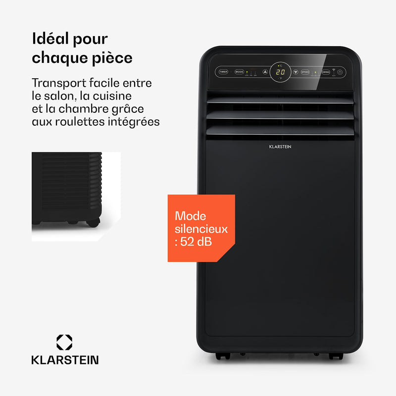 Climatiseur mobile Metrobreeze New York Smart 12k 12 000 BTU / 3,5 kW EEC A Télécommande