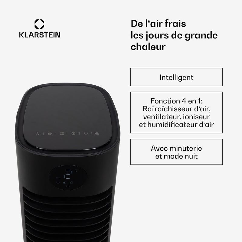 Skytower Grand Smart rafraîchisseur d'air 80W 460 m³/h 8 litres mobile
