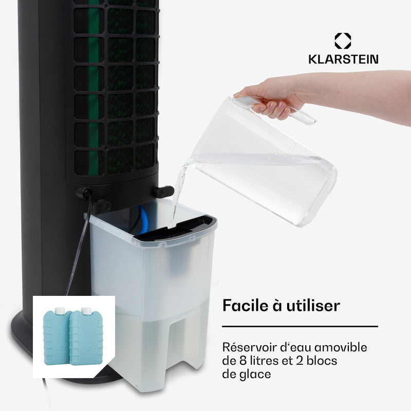 Skytower Grand Smart rafraîchisseur d'air 80W 460 m³/h 8 litres mobile