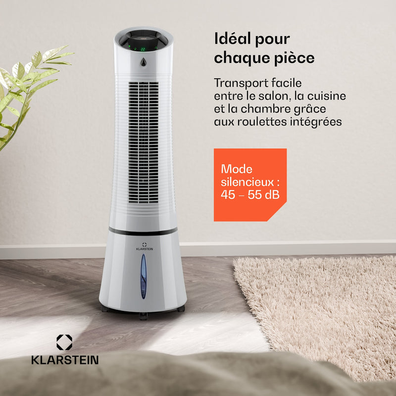 Skyscraper Ice Smart 4-in-1 Refroidisseur d'air & Ventilateur WiFi 180m³/h Télécommande