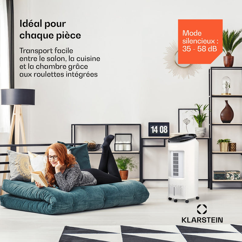 IceWind Plus Smart Smart Refroidisseur d'air 4-en-1 Ventilateur Humidificateur Purificateur d'air Contrôle par application
