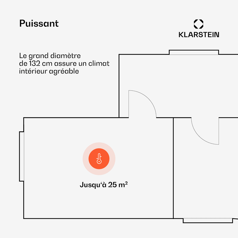 Bolero ventilateur de plafond 2 en 1 132 cm luminaire 55 W télécommande contrôle par application 2 sens de marche