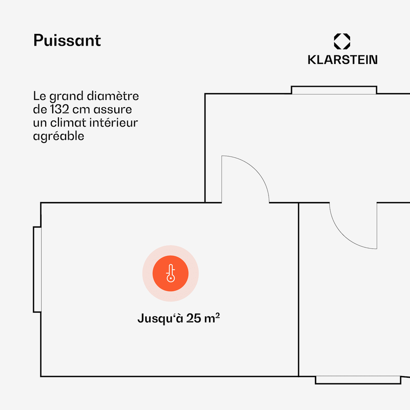 Fiji Flow ventilateur de plafond 2 en 1, 132 cm lampe LED télécommande contrôle par application 2 sens de marche dimmable