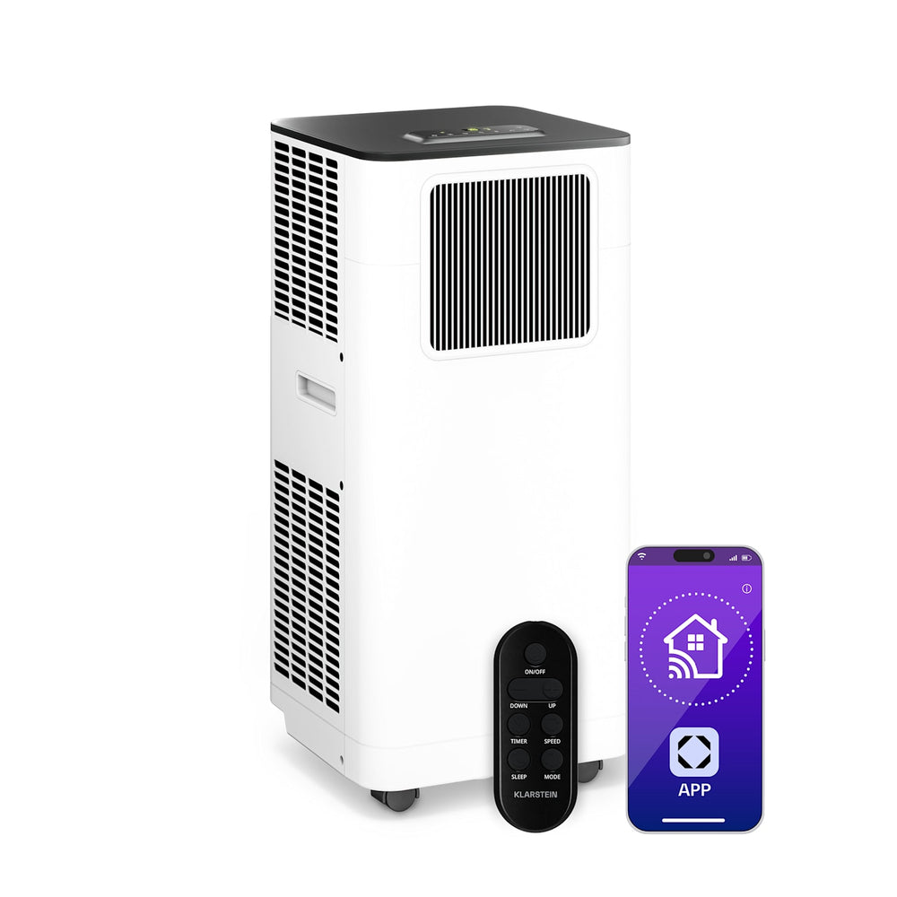 Breeze Box 9K Smart PAC Climatiseur | mode 3 en 1 | Connecté | jusqu'à 32 m² | minuterie 24h/24 | mobile
